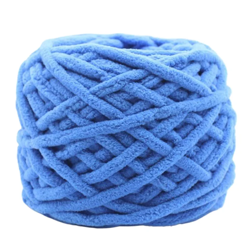 1 Stück 100 g Samt-Handstrickgarn Polyester Häkelgarn Strickschal Slipper Hutlinie Kissen Puppenhausschuhe Fäden 50 m 1968 Zoll – Detail 35