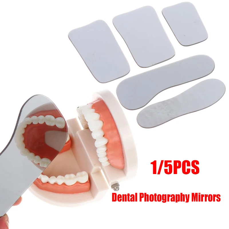 1/5 PCS Dental Intraoral Mirrors Autoclavable Photography Double Side Mirrors Glass Intra Oral Reflector Dental Instruments
