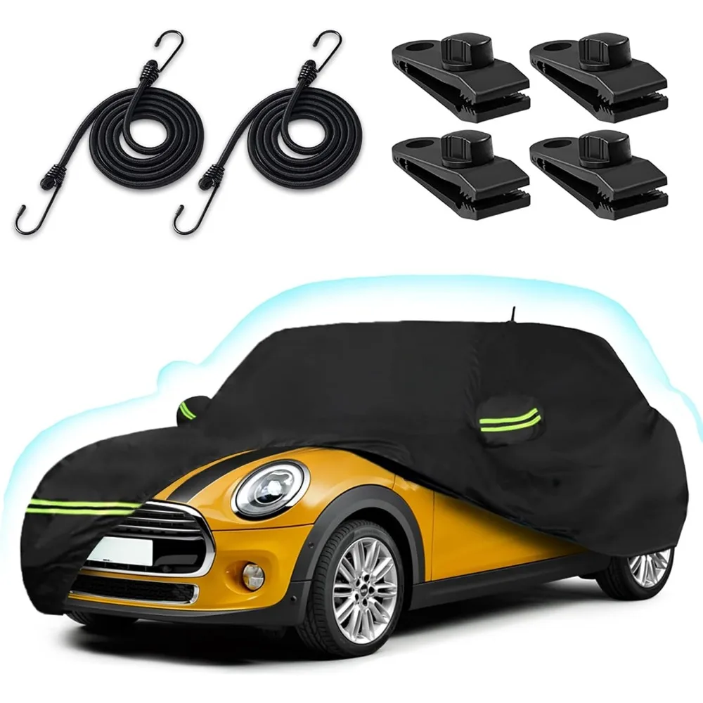 

Waterproof All-Weather Car Cover for 2002-2025 Mini Cooper Models, Custom-Fit with Door Zipper & Windproof Design