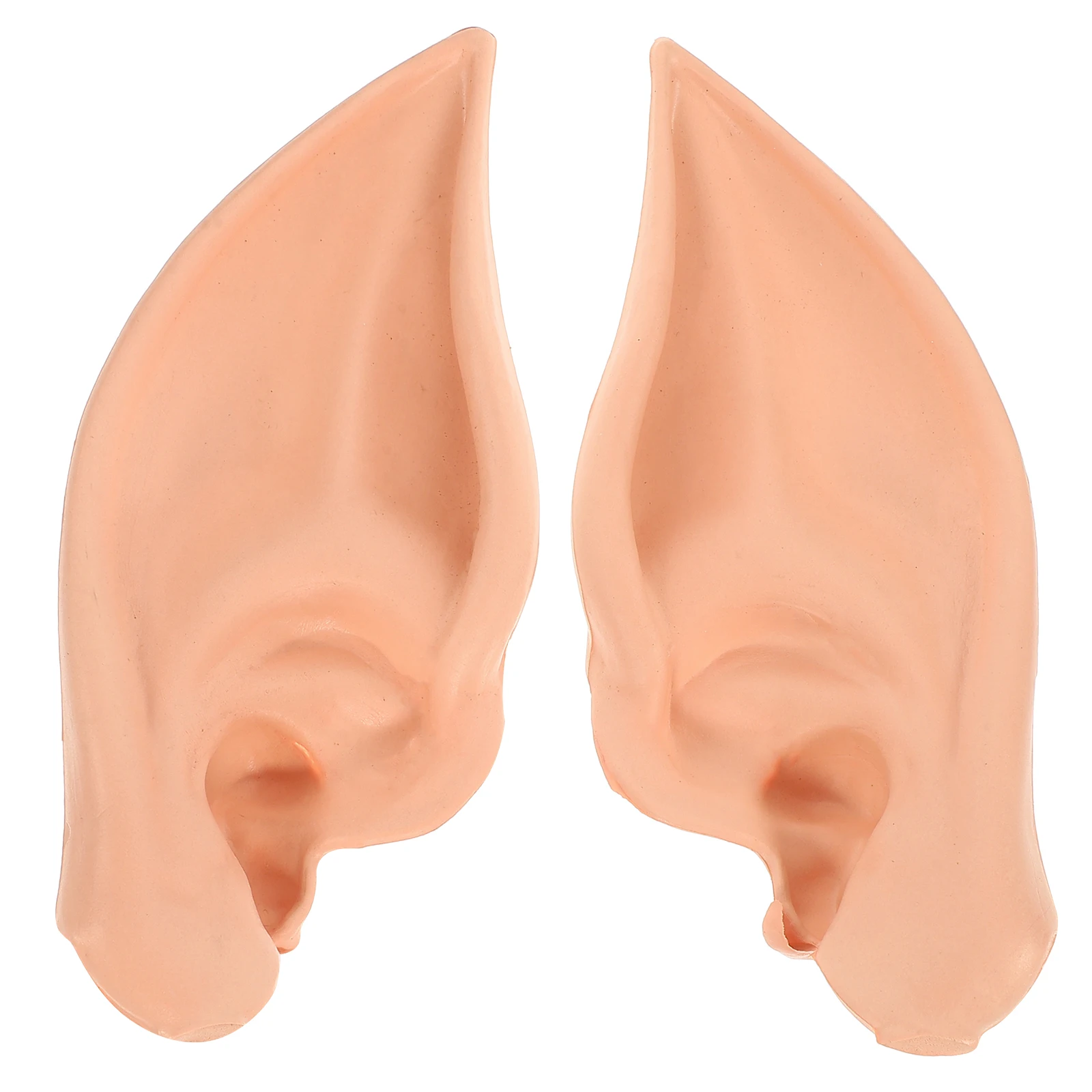 

1 Pair Elf Ears Pointy Comfort Material Halloween Christmas Halloween Party Props Christmas Masquerade Costume Props