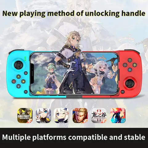D3 Gamepad Mobile Phone Controller with Expandable Game Controller Support for Android/iOS/Hongmeng Mobile Game Controllers