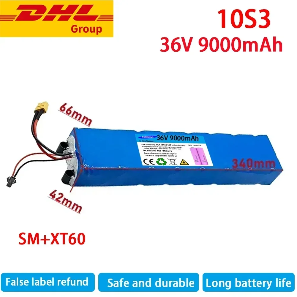 36V 9000mAh Scooter Battery Pack for Xiaomi Mijia M365 36V 9000mAh Battery pack Electric Scooter BMS Board for Xiaomi M365