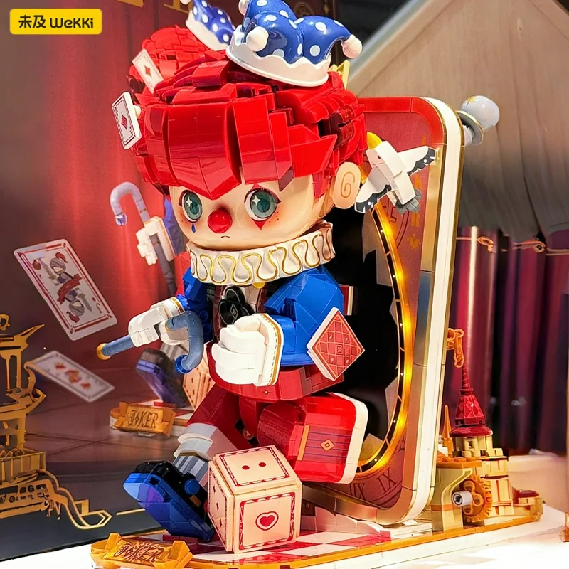 

Wekki Building Blocks Fairytale Town Poker Joker Assembly Model Home Ornament Children Splicing Toy Gift Micro-particle Puzzle
