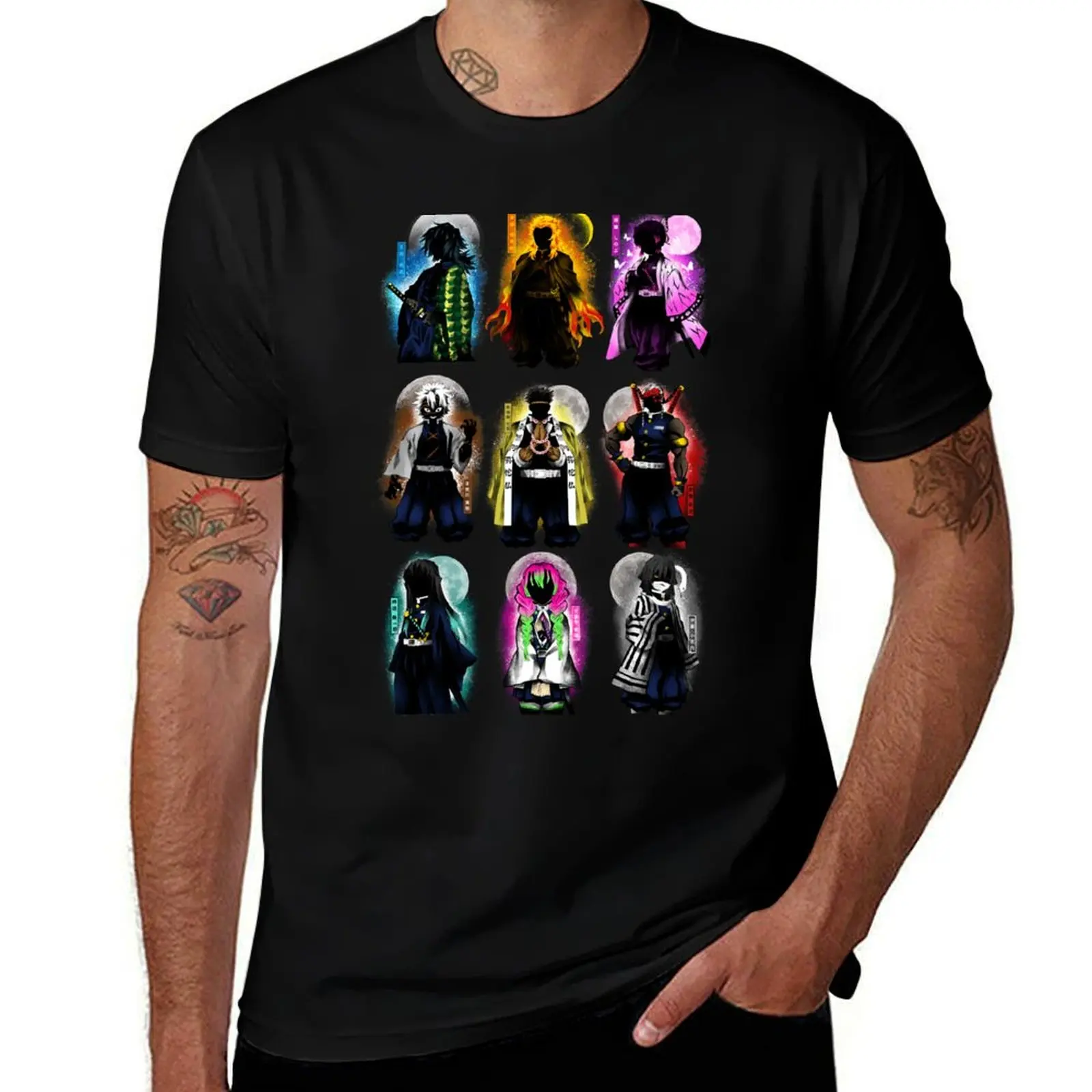 

shirts T-Shirt PILLARS graphic mens T-Shirt for man luxury man black shirt t package cotton plain t-shirt t
