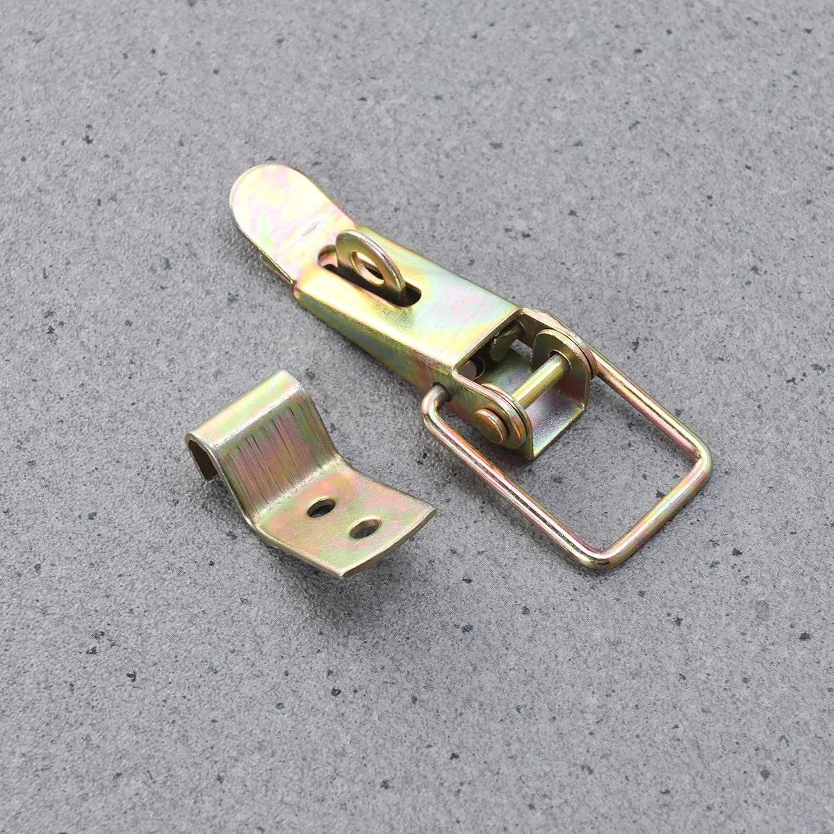 Flexible Iron Draw Latch Heavy Duty Hold Down Clamp for Truck Carriage Door Vibration Resistant Push Pull Toggle Clamp