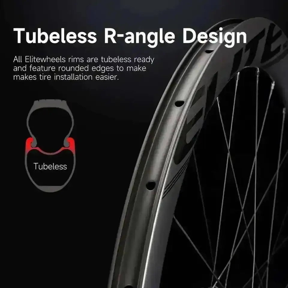 ELITEWHEELS EDGE ウルトラライト 1314g ロードディスクカーボン