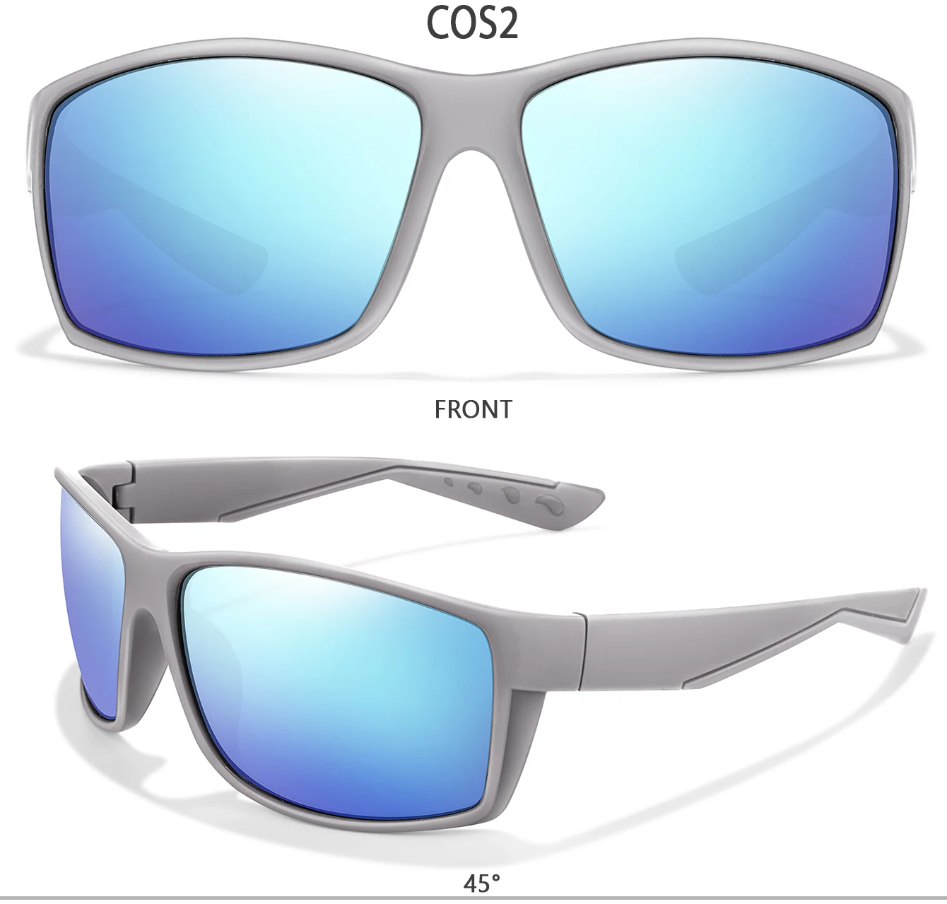 LOISRUBY Marke Polarisierte Sonnenbrille Männer und Frauen Outdoor Sport Fahren Angeln Multi Farbe Gläser UV400 – Detail 5