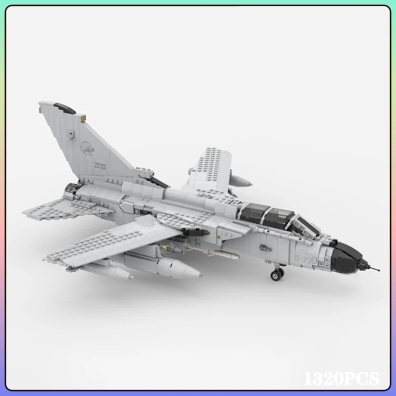 Military MOC RAF Panavia Tornado GR1 Variable Wing Fighter Bombers Building Blocks Model Suit DIY Boys'Toys Christmas Gifts