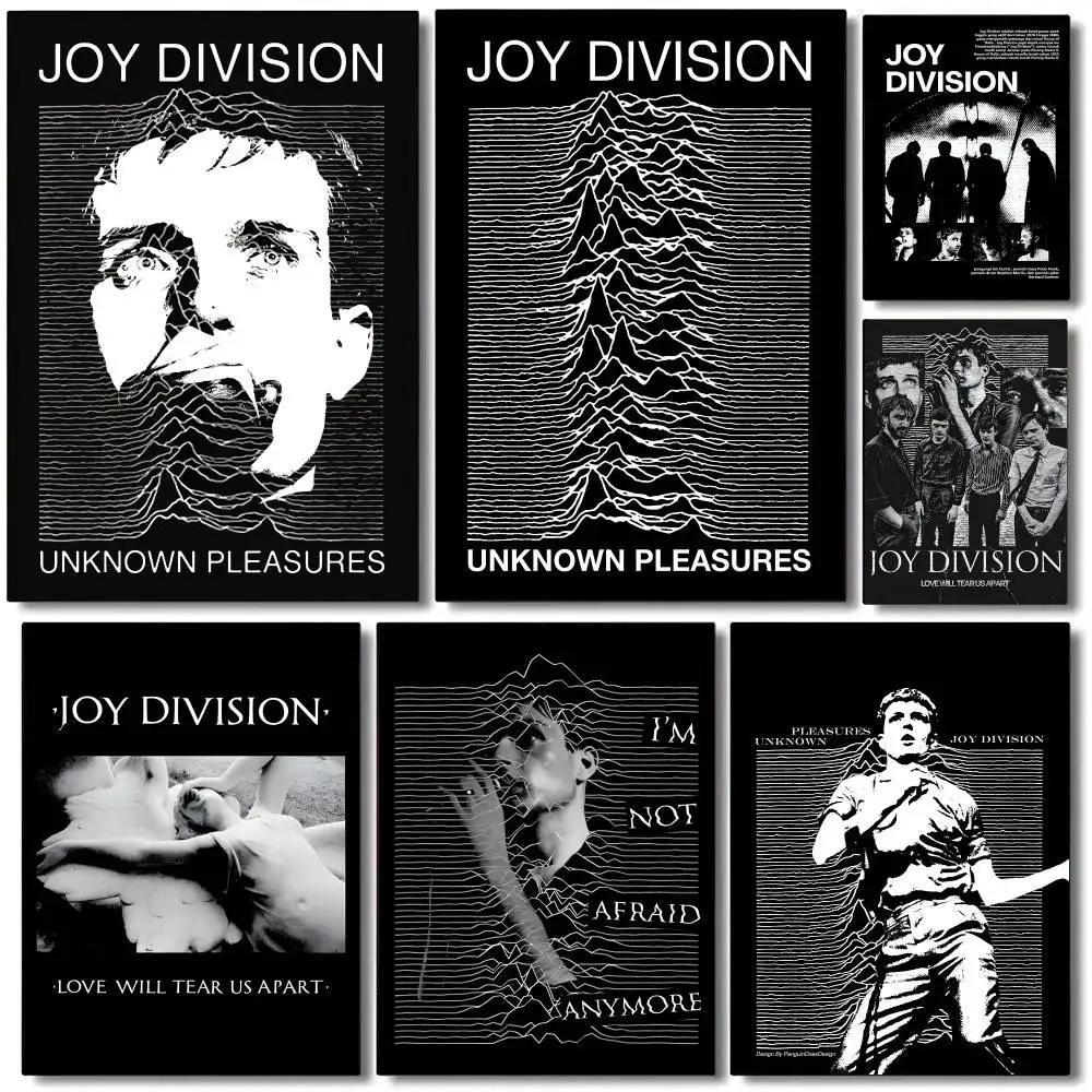 1pc British Post Punk Band J-Joy D-Division Poster Sticker P