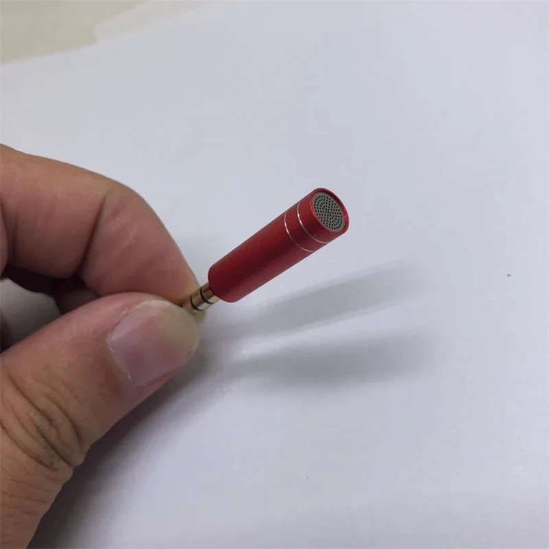 Mini micrófono de Karaoke para tarjeta de sonido pequeña, transmisión en vivo al aire libre, teléfono móvil con cable, Audio estéreo de mano, micrófono de estudio, enchufe de 3,5mm