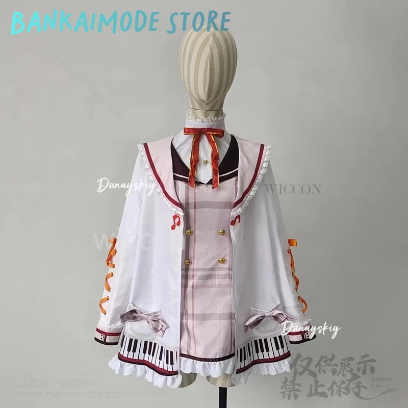 Otonose カナデコスプレアニメ Vtuber 衣装パフォーマンスレースドレスロリータウィッグ女の子女性パーティーアイドル 코스프레