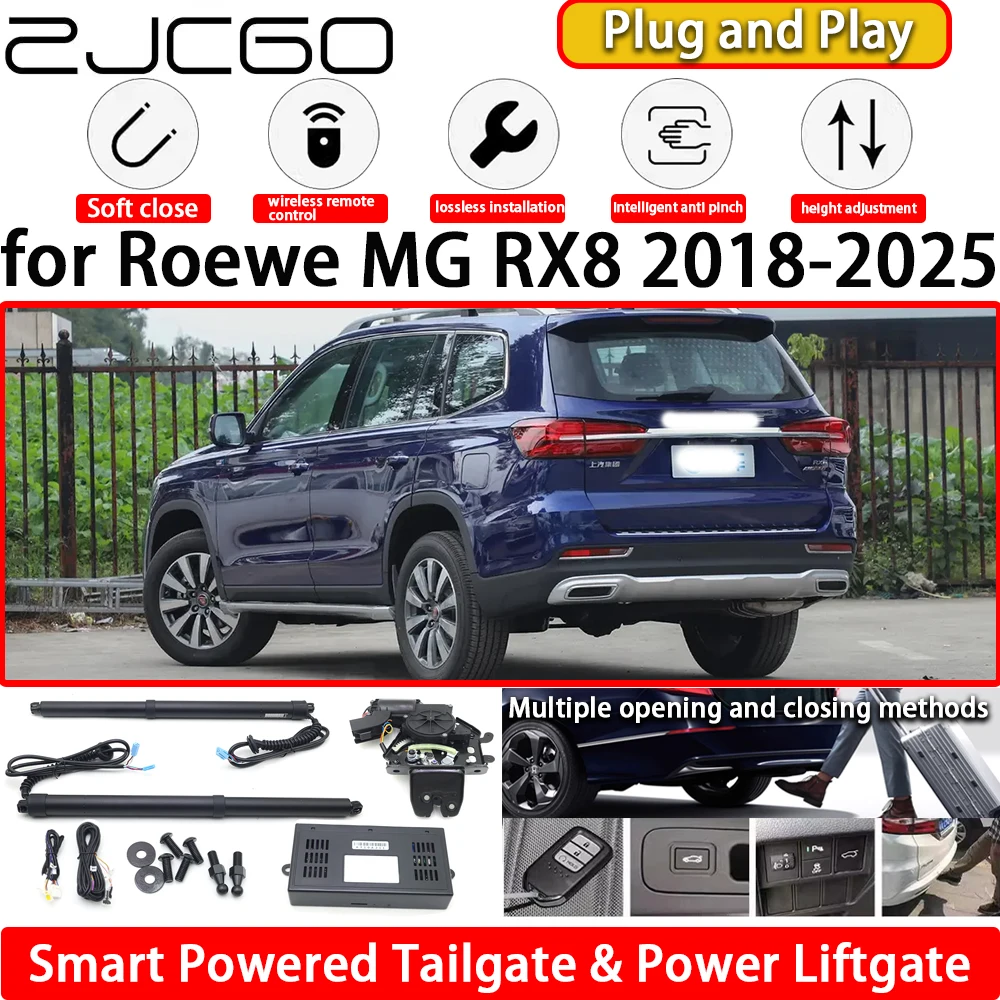 

ZJCGO for Roewe MG RX8 2018-2025 OEM Automatic Electric Powered Tailgate Power Liftgate Tail Gate Lift Kit System Plug & Play