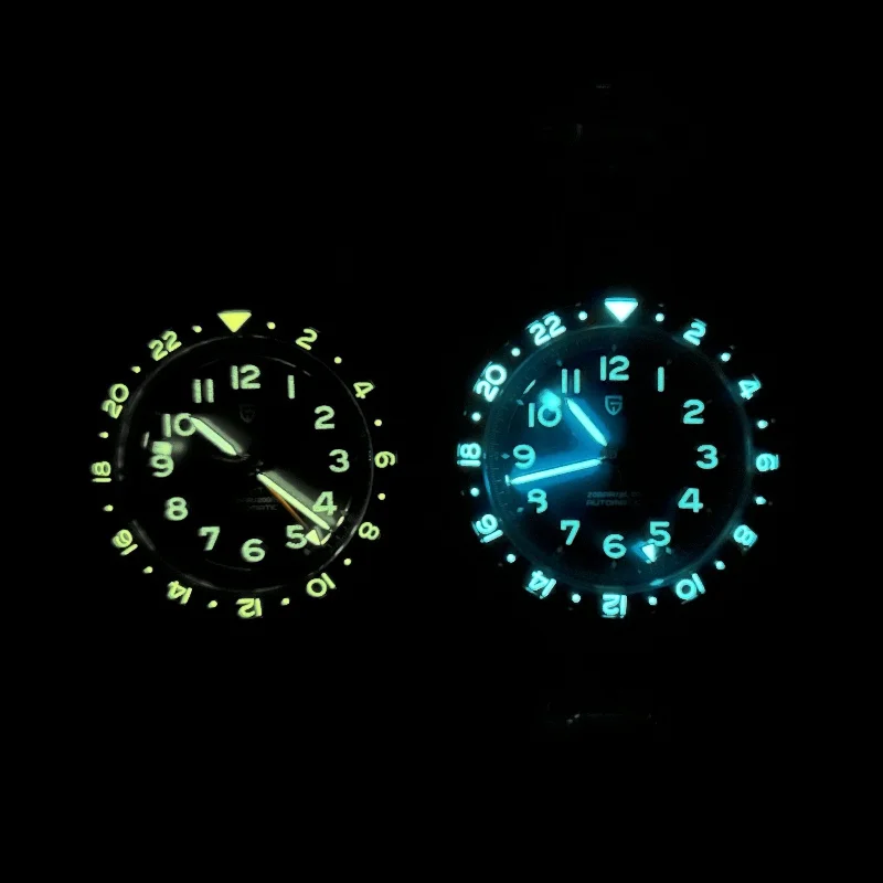 PAGANI DESIGN 2024 ใหม่หรูหราLeisureนาฬิกาTMI NH34AอัตโนมัติGMTนาฬิกาสําหรับชายRelogios Masculino