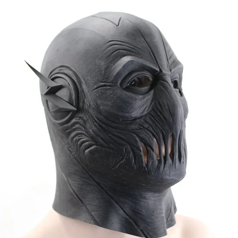 Anime Black Flash Zoom Plus Tv Full Head Breathable Halloween Mask Latex Cosplay Costume Party Props For Adult M13