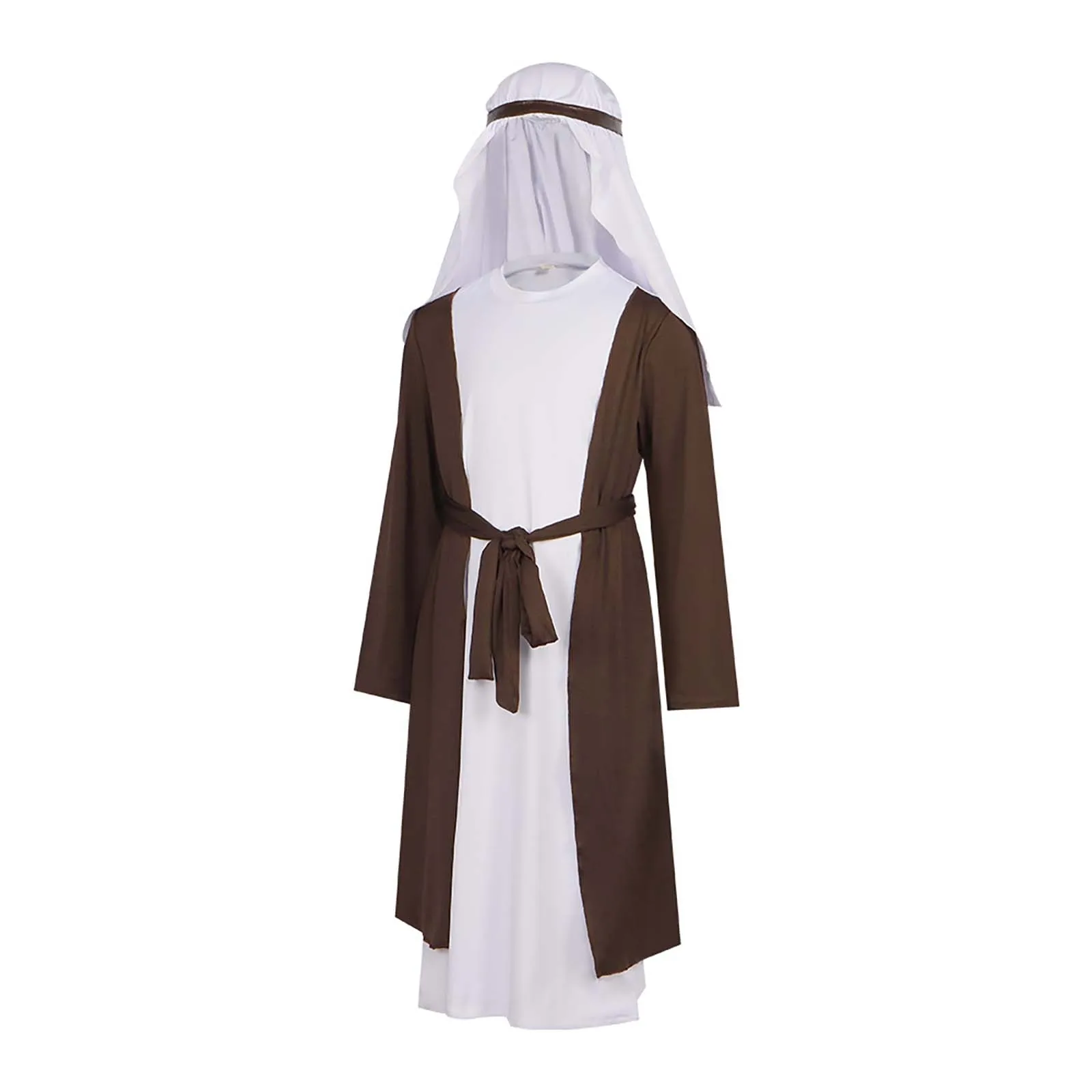 Kids Boys Saint Joseph Costume Arabian Costume Biblical Religious Halloween Cosplay Outfits Carnival Easter Fancy Dress Up