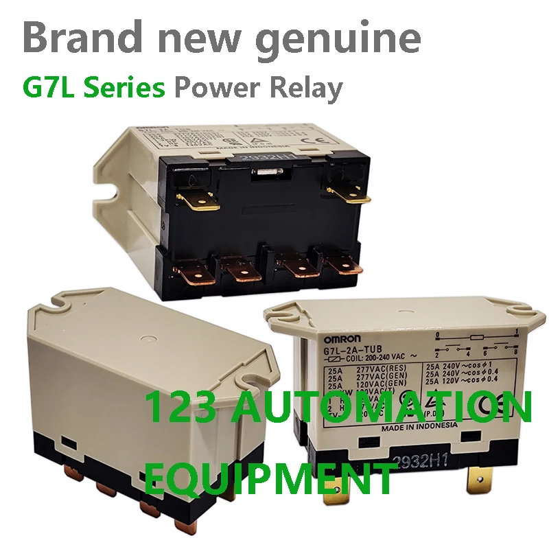

Authentic New Omron G7L-2A-TUB Power Relays 24VDC 200-240VAC Upper Bracket Installation Type