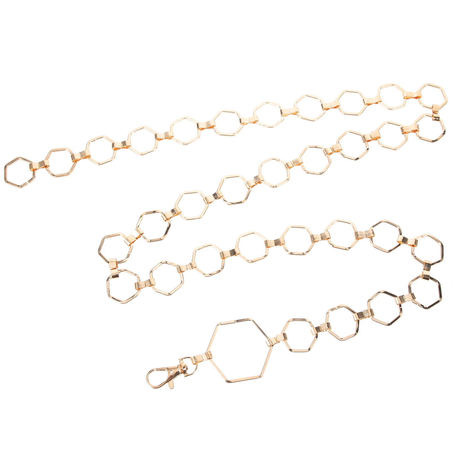 

Hexagonal Metal Waist Chain Women Style Decorative Dress Fashion Belly Beach Party Body Chains Sexy Jewelry Golden Color