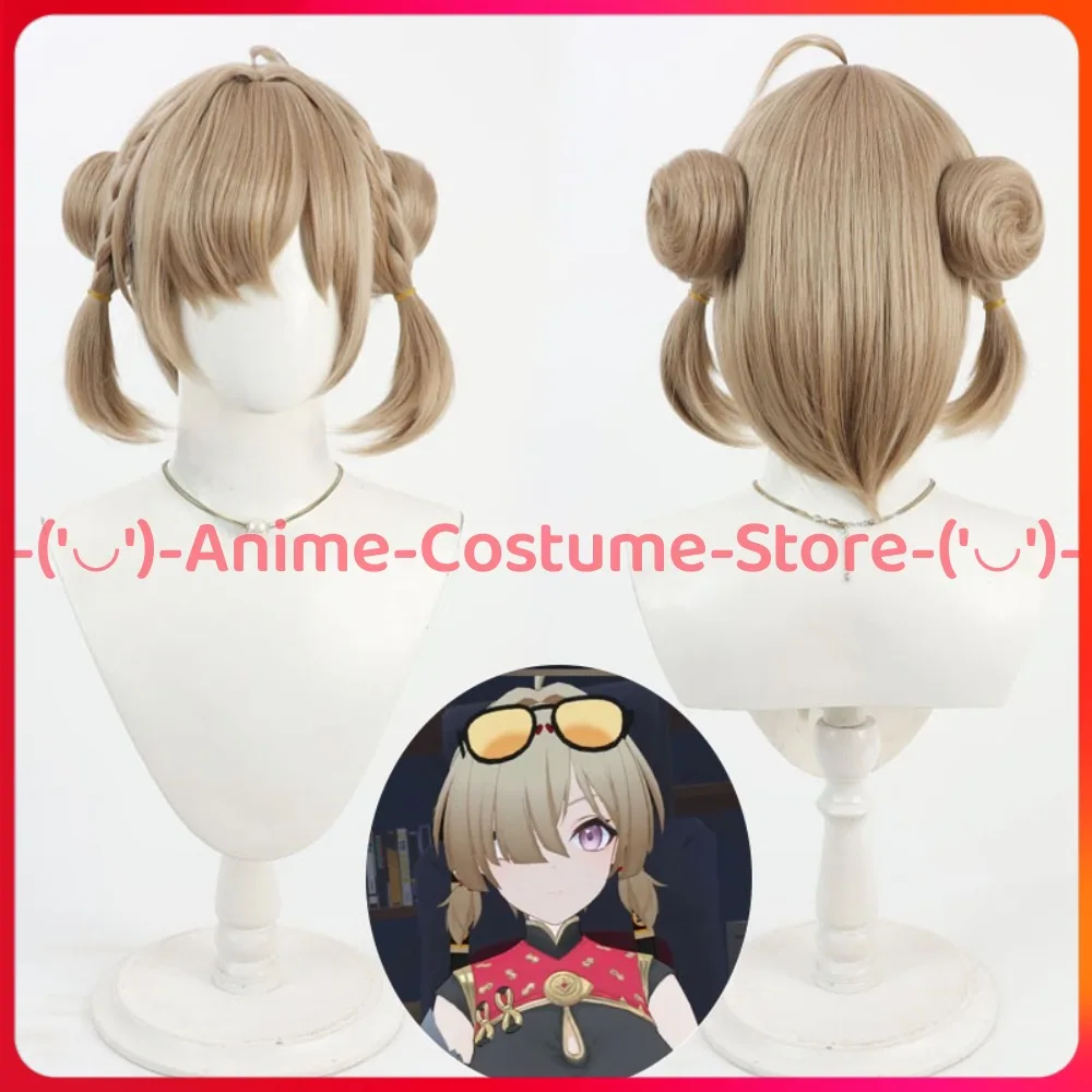 

Zenless Zone Zero Hongdou Teahouse NPC Boss Косплей Парик Аниме Игровой Персонаж Хэллоуин Карнавальный Костюм Парики Синтетические Волосы