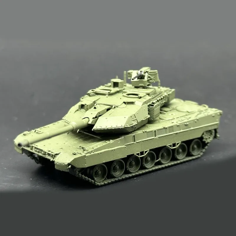 

1 шт. 1/144 масштаб Leopard 2A7HU основный боевой танк статическая модель миниатюрные цветные боевые машины для военных сцен DIY дисплей