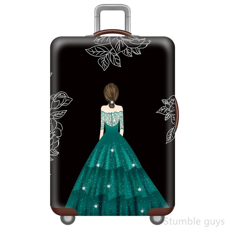 

Stretchy Durable Luggage Cover Protective Anti-Dust Washable Suitcase Protector Essential For Road Trips 18-32 Inch