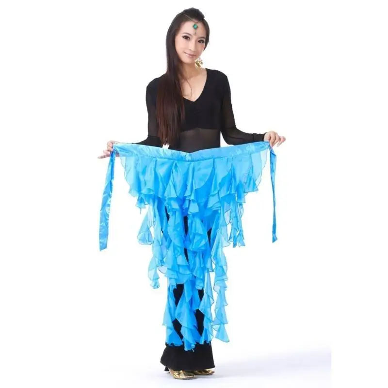 652F Stage Performances Waist Band Belly Dancer Hip Wrap Hip Scarf for Yoga Classes