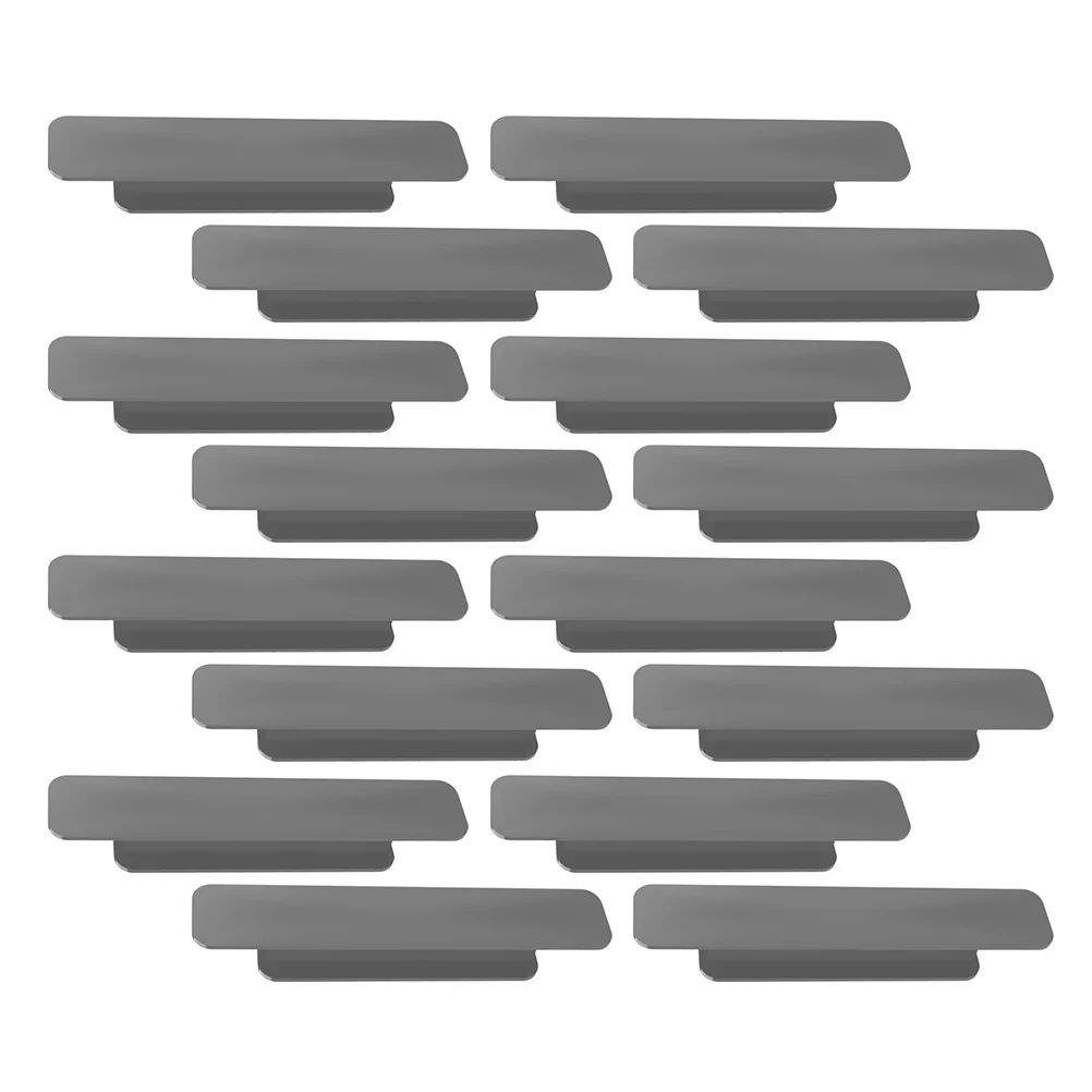 

16pcs Adhesive Barn Door Knobs Sticky Pull Handles For Sliding Doors Replacement Plastic Door Puller No Drill Required Smooth