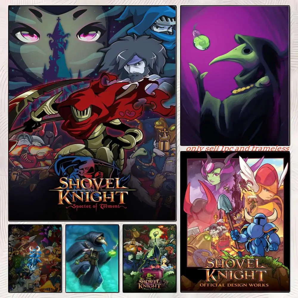 Shovel Knight: Plague Of Shadows Game Poster Gift with prints Home bedroom living room decoration promotion and display