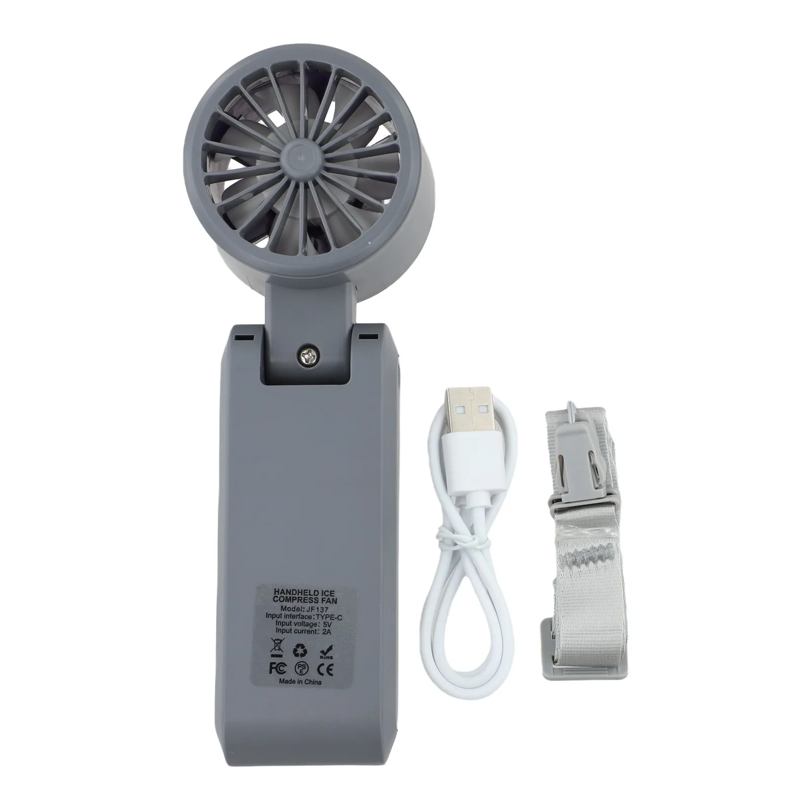 USB Rechargeable Handheld Fan Featuring Strong Winds and Adjustable Airflow Perfect for companion for Indoor or Outdoor