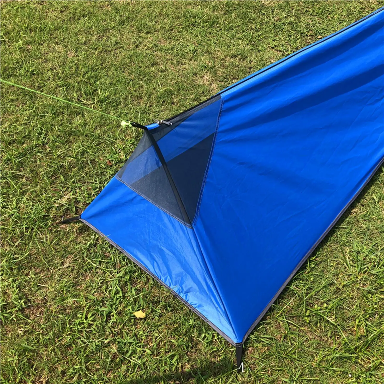 1 Person Camping Tent Ultralight Waterproof Windproof 4 Season Backpacking Shelter with Block for Beach Travel Outdoor