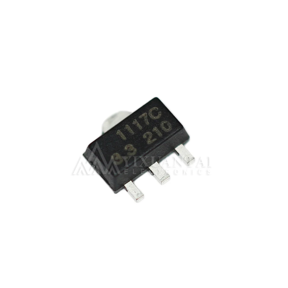 10PCS/LOT NEW Original LM1117F-3.3 1117C3.3 LM1117F3.3 LM1117F LM11173.3  LM1117F-ADJ 1117CADJ LM1117FADJ LM1117ADJ SOT89