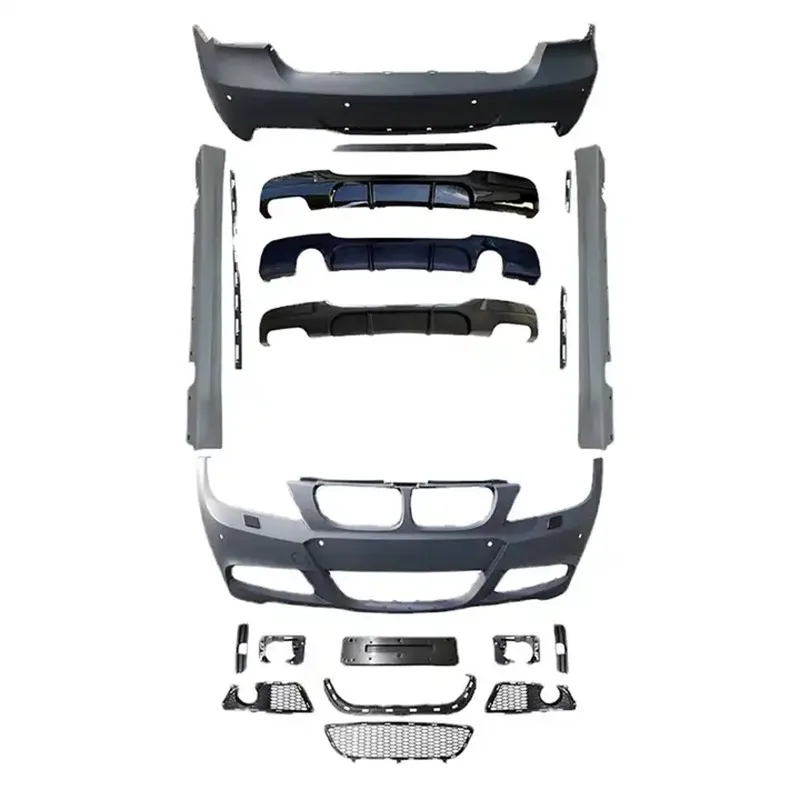 

Suitable for car front bar and rear bar side skirt middle net modification large surround kit
