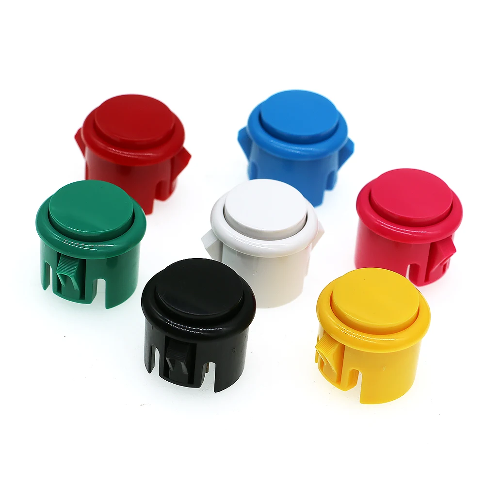 10Pcs 24mm/30mm Tasten Arcade Push Button Für Sanwa Hitbox Controller Neo Geo Nintendo Joystick DIY kit Spiel Maschine Schalter – Detail 8