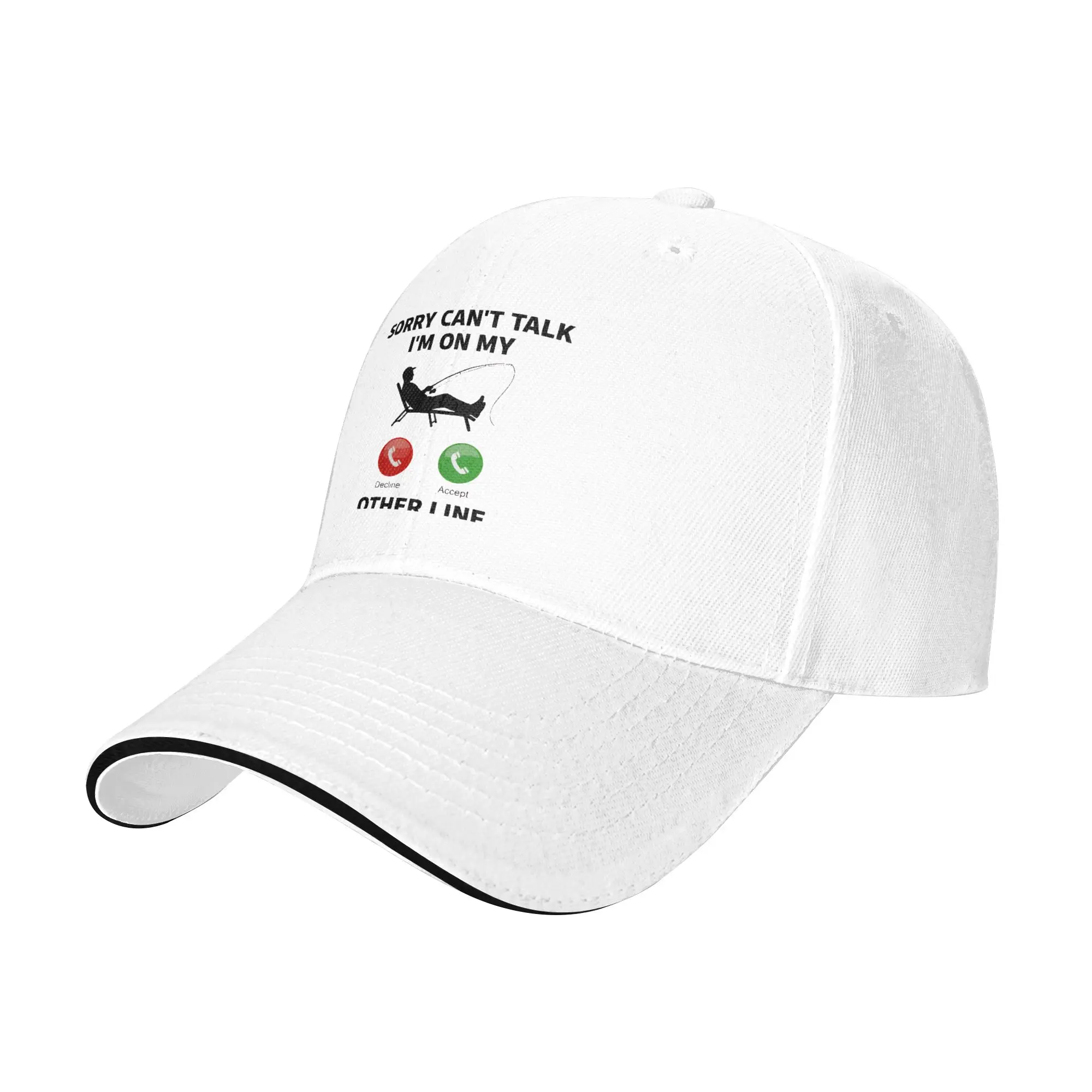 Summer Casual Baseball Cap Sorry Can't Talk I'm On My Other Line Hiking Fishing Trucker Hat  Fashion Baseball Caps