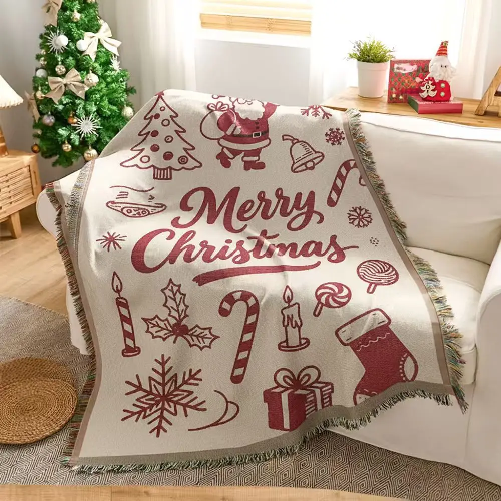 YFY decorative thread blanket office nap blanket living room sofa towel cover cloth outdoor camping blanket floor mat