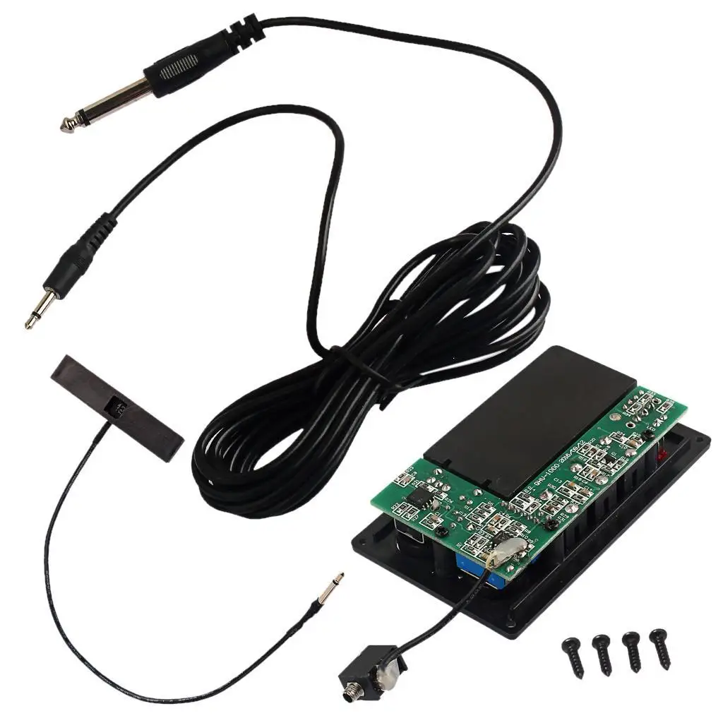 Piezo B60 EQ Preamp Pickup Electric Violin Parts Output Wire Cable for 4x4 Electronic Violin DIY Music Setup