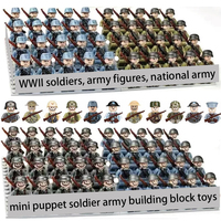 Military Building Blocks, Figures, Action Figures, Toys, Mini Dolls, Soldier Characters, Children's Toys, National Army Phalanx
