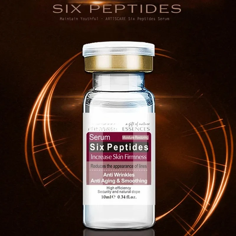 Six Peptides Face Serum 5pcs/10pcs/Lot for Moisturizing Facial Essence Skin Care Peptide Face Liquid
