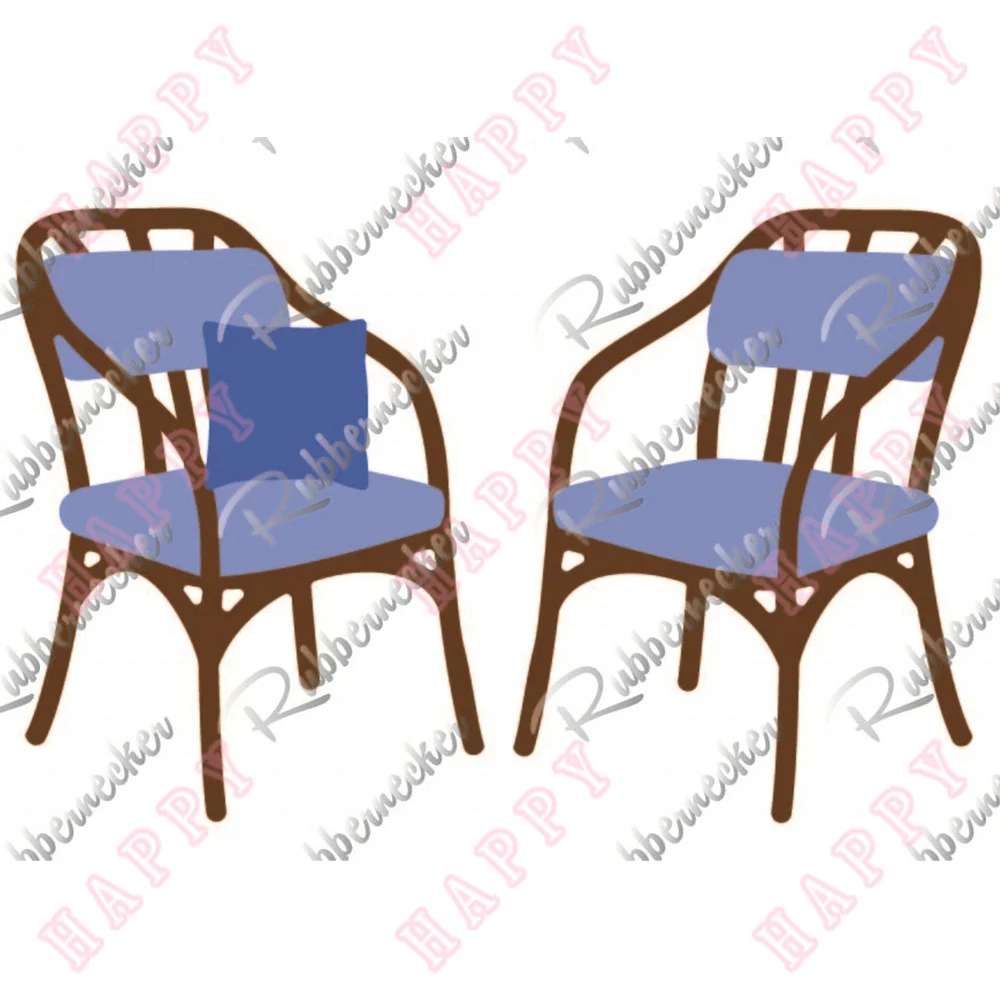 

New Patio Chairs Metal Cutting Dies For Scrapbooking Diary Decoration Paper Craft Embossing Template DIY Greeting Card Handmade
