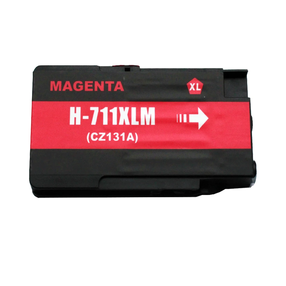 COAAP-cartucho de tinta 711 para impresora, Compatible con HP711 Designjet T 120 520, T120 T520 24-in, ePrinter con Chip para HP 711 XL