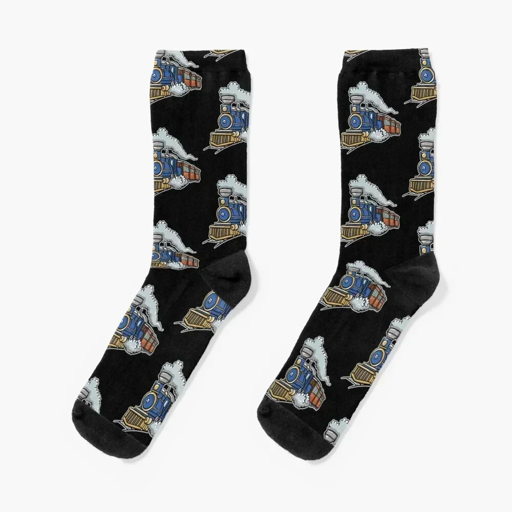 

Train Railroad Socks Christmas Heating sock sports and leisure tennis Socks Women Men's