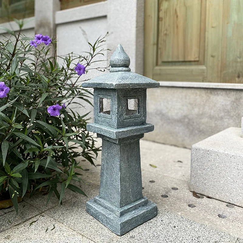 HYS Outdoor Japanese Buddhist Objects Chinese Zen High Homestay Home Garden Crafts Ornaments