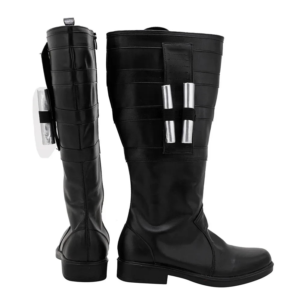 Carasynthia Cara Etes Cosplay Bottes, Chaussures Noires, Sur Mesure, Toute Taille, Unisexe