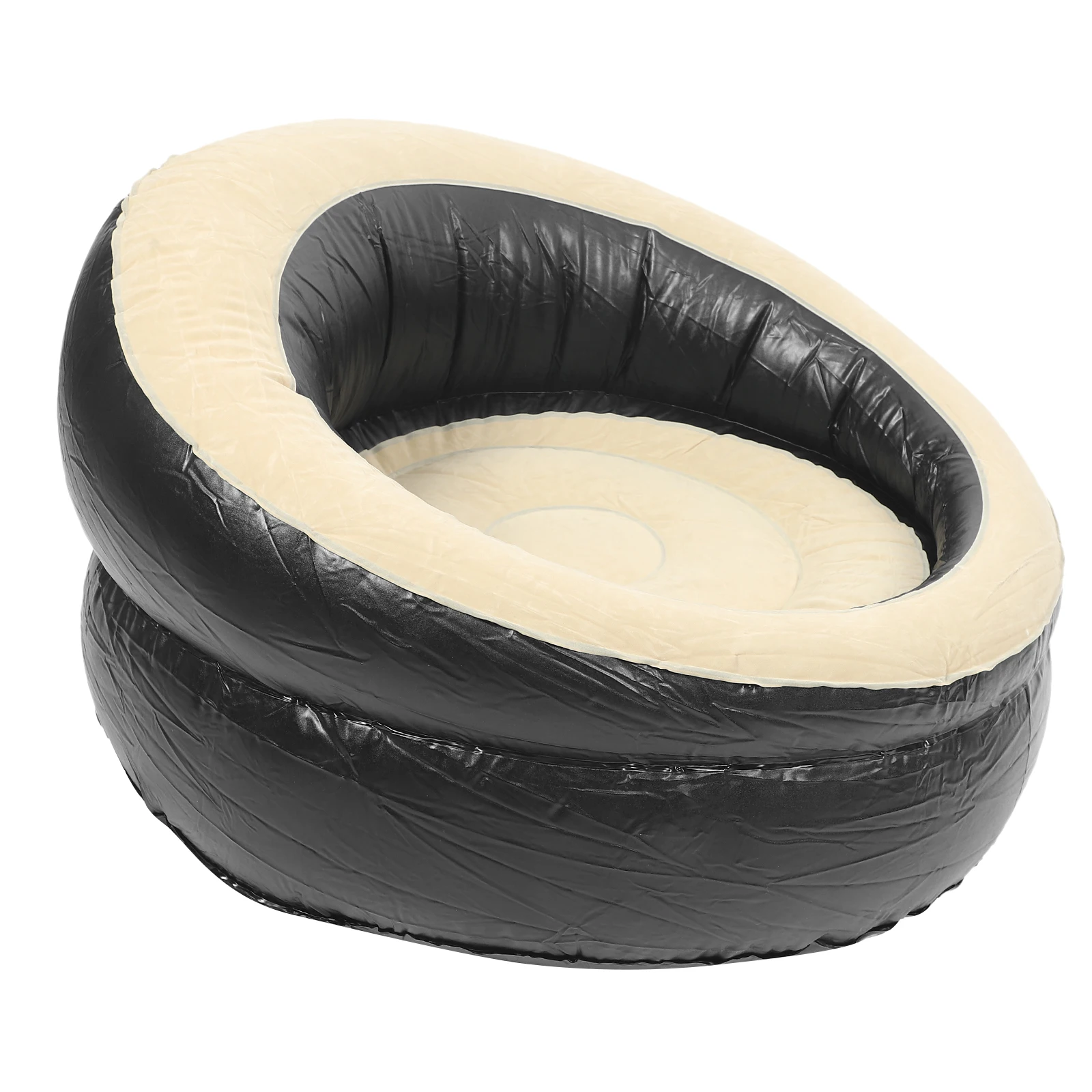 

Portable Foldable Couch Air Filled Lazy Sofa Bed Household Small Supple Comfortable Outdoor Use Foldable Inflatable Stool Air