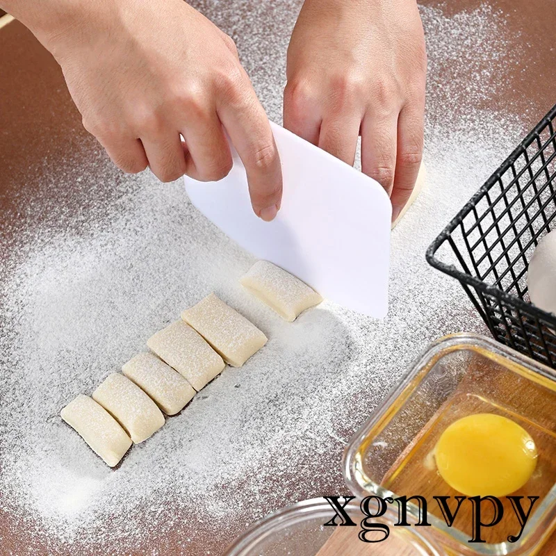 xgnvpy Plastic Dough Weight Cutter Cookie Fondant Bread Pizza Tools Spatula Cake Butter Scraper Pastry Bakery Kitchen Gadget