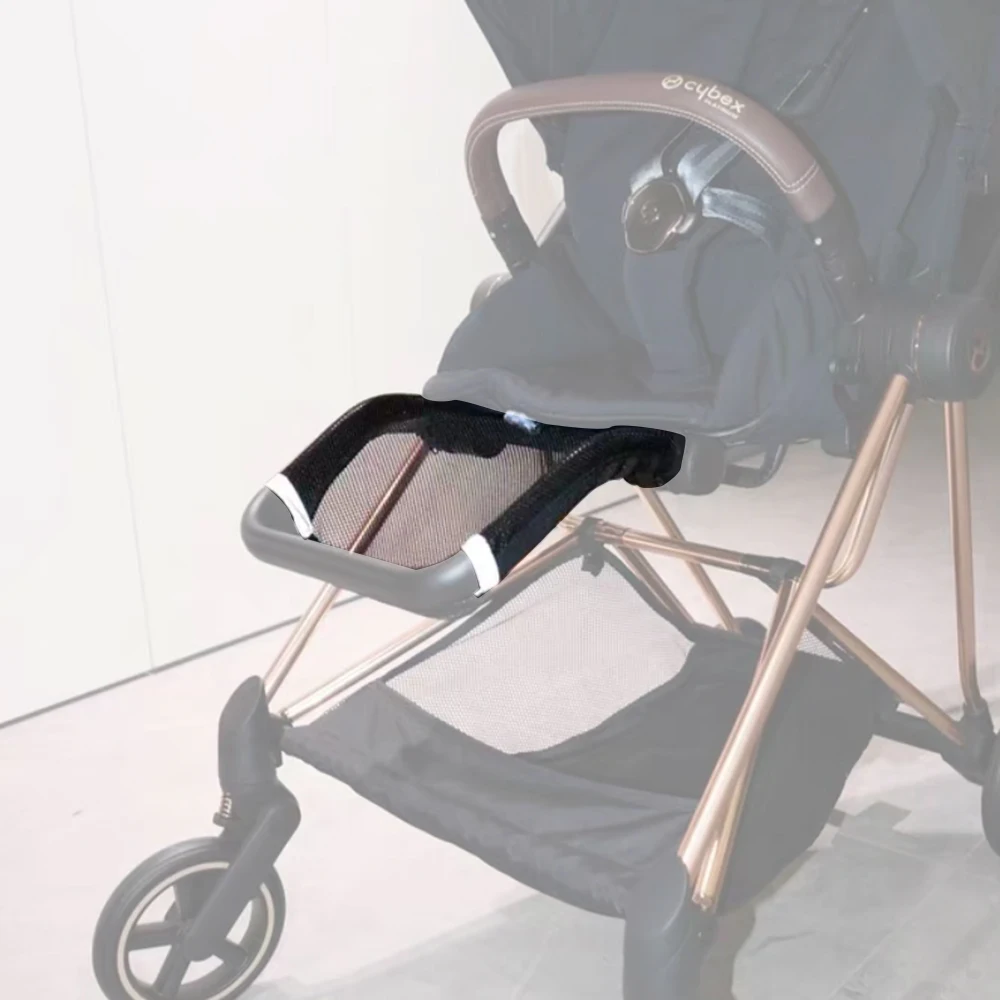 Mios Accessories Net Footrest Compatible Cybex Mios 2/3 Buggy Foot Support Mesh Baby Stroller Zipper Fixture DIY Replace Part