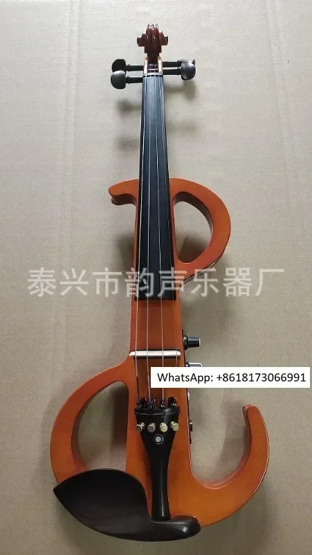 Electronic violin beginners playing electronic violin instruments
