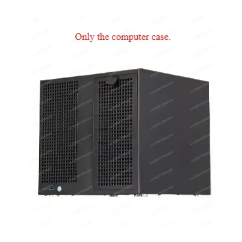 8-bay NAS with Backplane Chassis, Made of Steel, M-ATX Compact, Micro ATX/ATX，Suitable for Commercial and Personal Modification