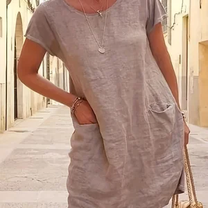 9 Main sales linen dress - №9