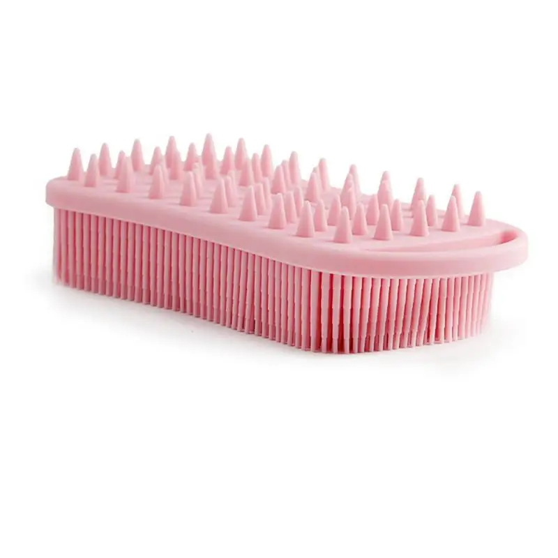 Soft Silicone Wash Brush para bebê e adulto, banho de chuveiro, esfoliante, Skin Fit, Shampoo, Head Massage, Suprimentos