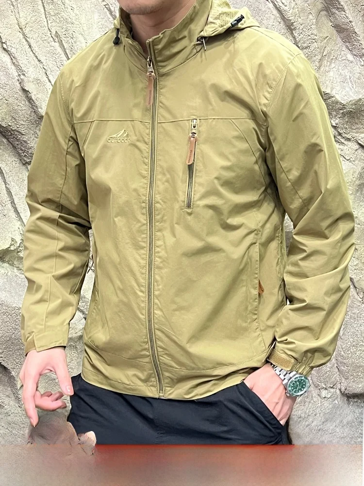 

Outdoor Men's Jaet Breathable Waterproof Wear-Resistant 3D Tailoring Detachable Cap Autumn New Arrival Stand Fit Long Sl...